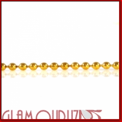 30 Gold Ball Chain for pendants