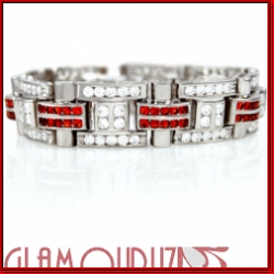 Iced Out Ballers Only Exclusive Red Bracelet