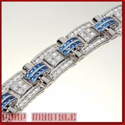Iced Out Ballers Only Exclusive Blue Bracelet