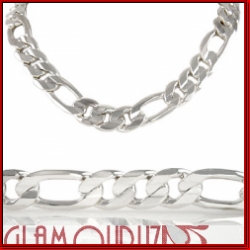50cm Figaro Link 10mm Silver Chain