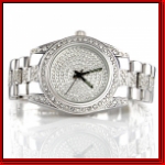 Iced Out Silver Hip Hop Style With Class Mens Watch