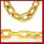 Rampage Gold plastic Link 36 Chain