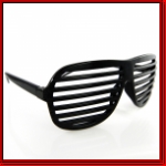 All Black Plastic Grill Lens Sunglasses