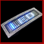 Iced Out Blue & White Extended LED Buckle