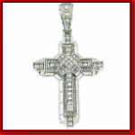 Exclusive Victorian Style Silver Cross