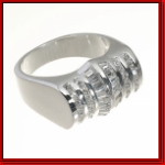 All in One Bling Bling Sterling Silver Ring